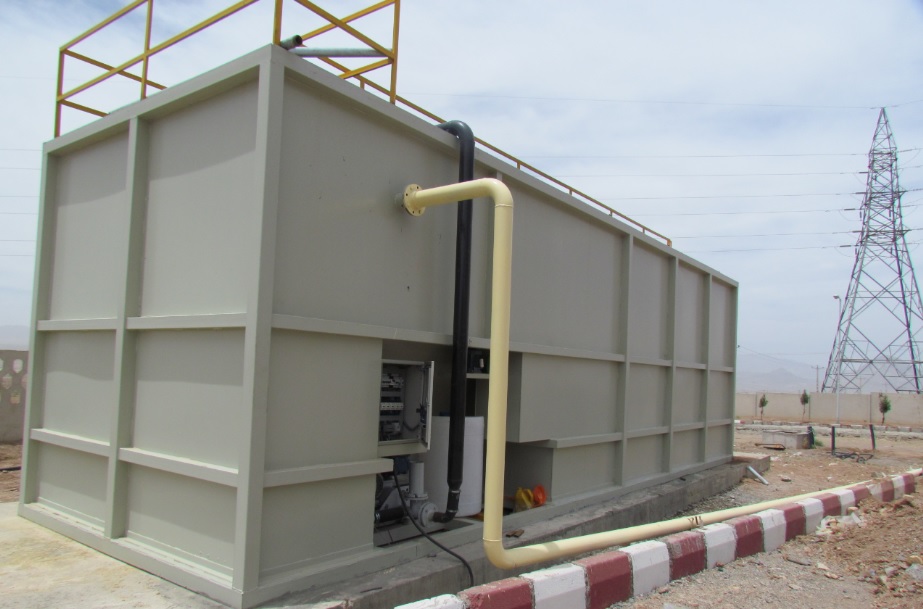 احداث تصفیه خانه فاضلاب شرکت پارسیان پارت پاسارگاد