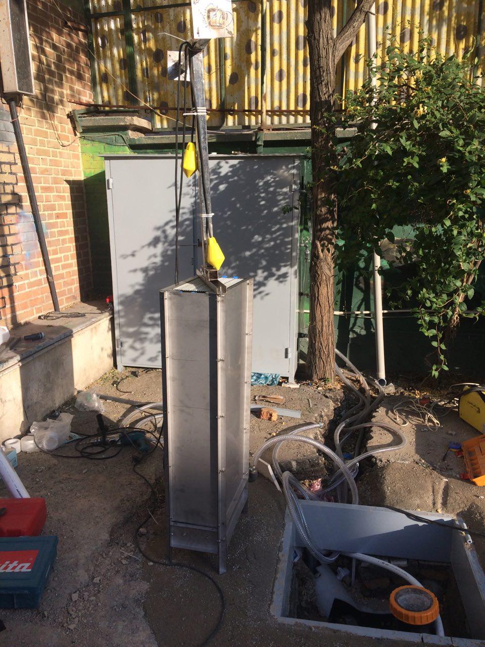 احداث تصفیه خانه فاضلاب مدرسه فرزانگان 